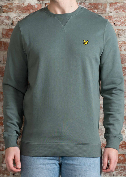 Lyle & Scott Truien Crew neck sweatshirt - green mercurial