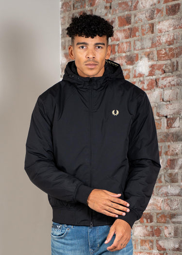 Fred Perry Jassen Hooded brentham jacket - black