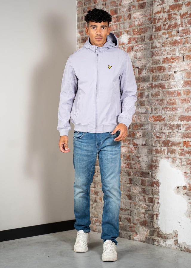 Lyle & Scott Jassen Fleece back softshell - ash lilac