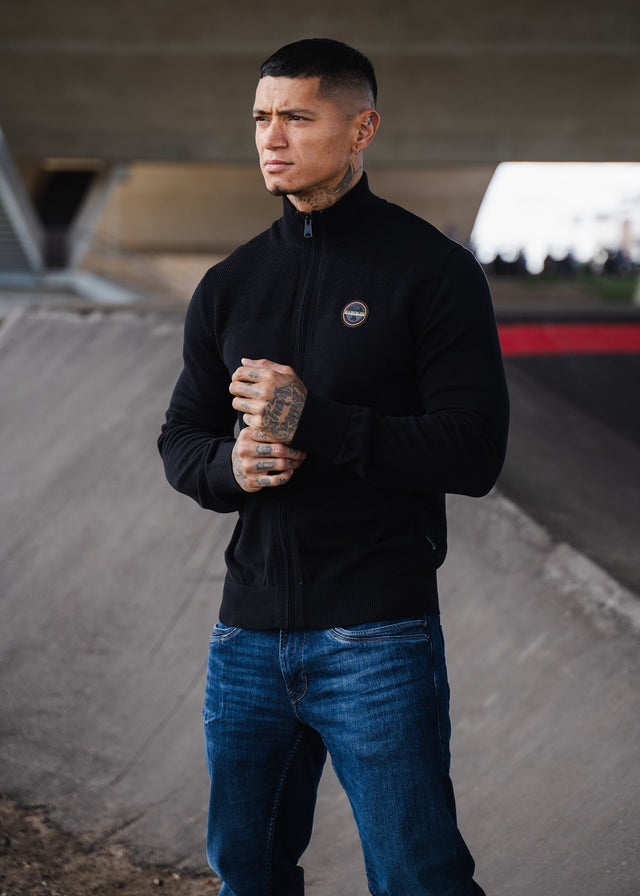 Napapijri Cardigans  Derri full zip vest - black 