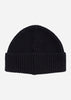 Barbour International Mutsen  Sweeper legacy knit beanie - black 