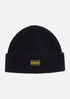 Barbour International Mutsen  Sweeper legacy knit beanie - black 