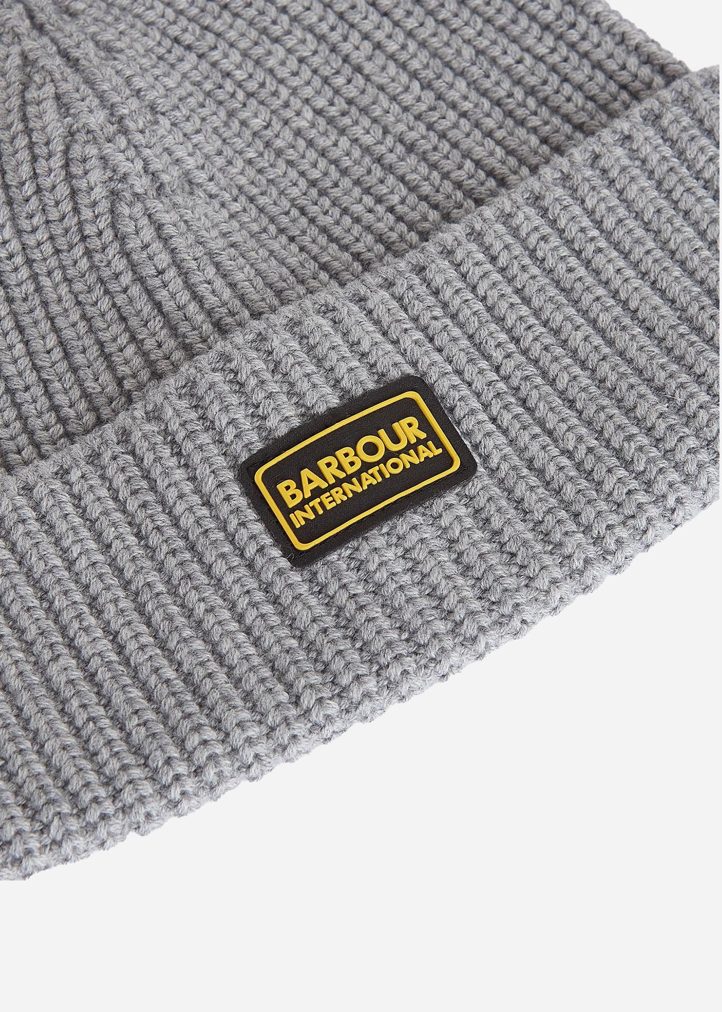 Barbour International Mutsen  Sweeper legacy knit beanie - grey marl 