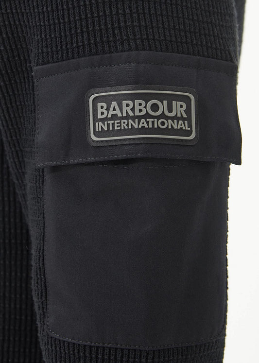 Barbour International Truien  Texture crew - black 