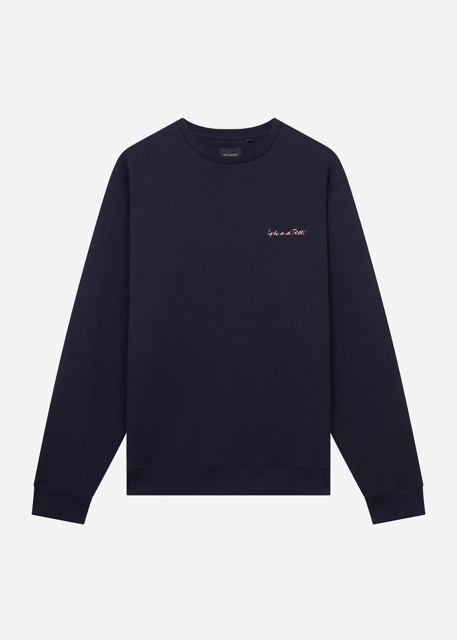 Lyle & Scott Truien  Multi embroidery crewneck - dark navy 