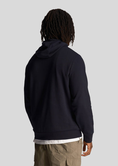 Lyle & Scott Hoodies  Loopback embroidered hoodie - dark-navy 