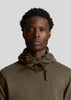 Lyle & Scott Hoodies  Tonal eagle pullover hoodie - olive 