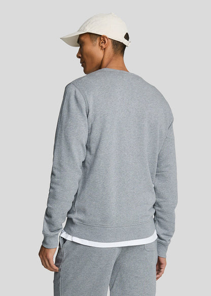 Lyle & Scott Truien  Crew neck sweatshirt - mid grey marl 