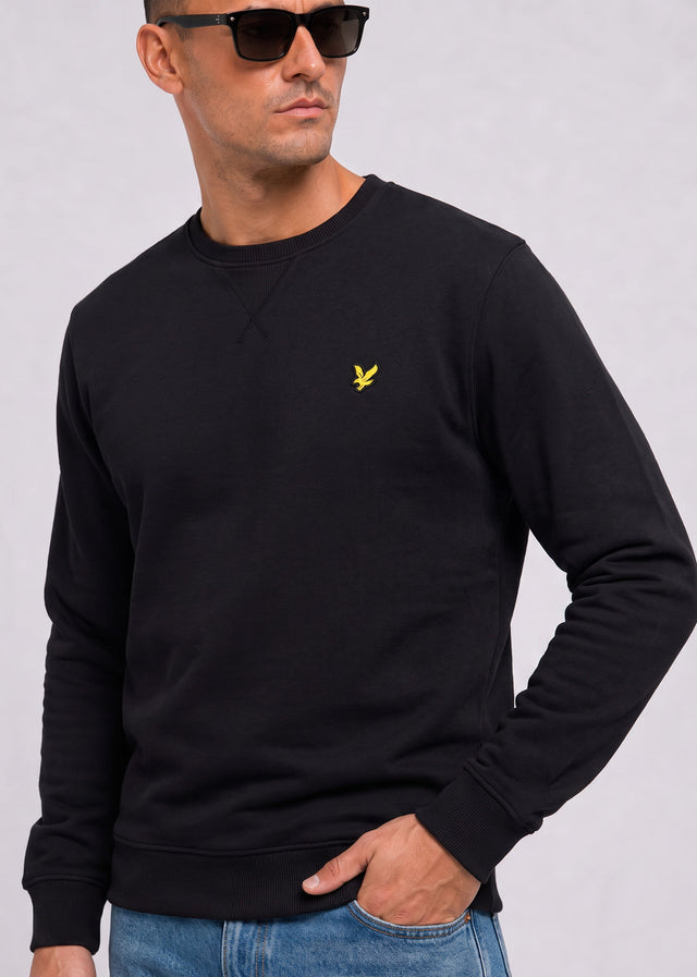 Lyle & Scott Sweaters Crew neck sweatshirt - jet black