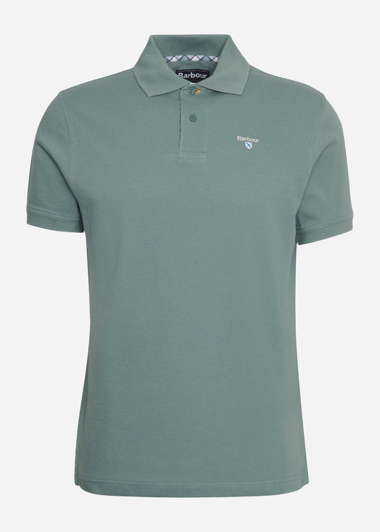 Barbour Polo's Barbour tartan pique polo shirt - vintage teal