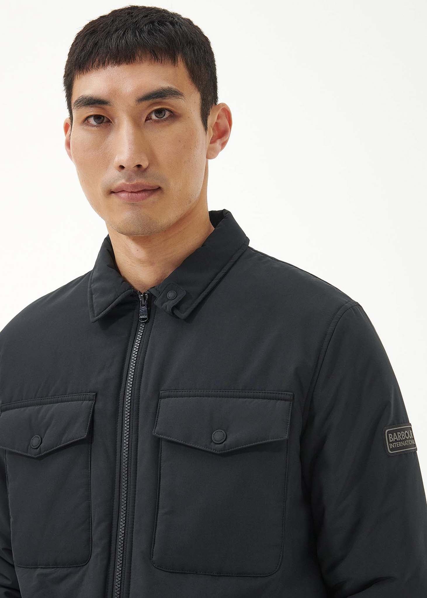 Barbour International Jassen  District quilt - black 