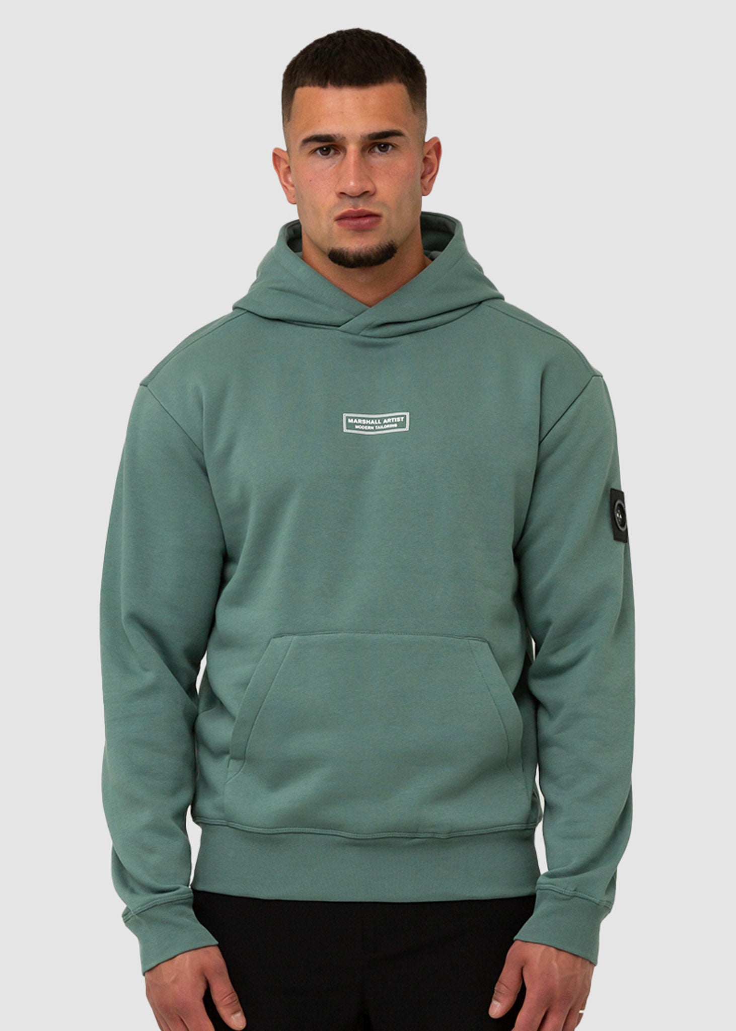 Marshall Artist Hoodies  Siren hoodie - atlantic green 