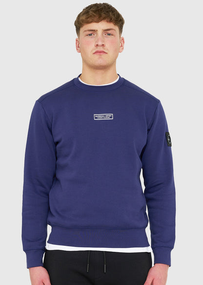 Marshall Artist Truien  Siren crewneck - monarch blue 