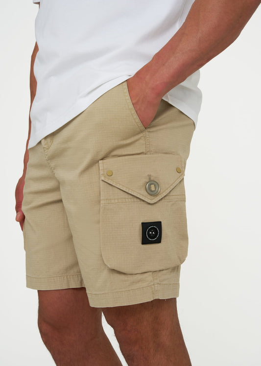 Marshall Artist Korte Broeken Arniston cargo short - stone
