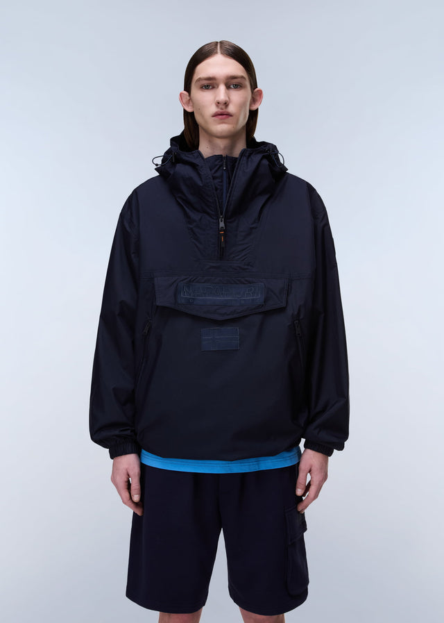 Napapijri Jassen Lightweight Packable Rainforest Overhead rf next Jacket - blu marine