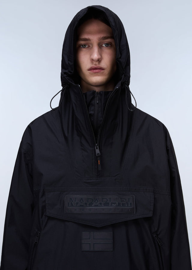 Napapijri Jackets Lightweight Packable Rainforest Overhead rf next Jacket - black beauty