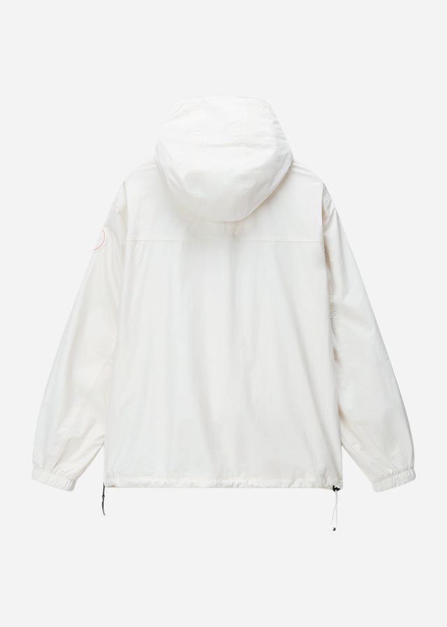 Napapijri Jassen Lightweight Packable Rainforest Overhead rf next Jacket - white whisper