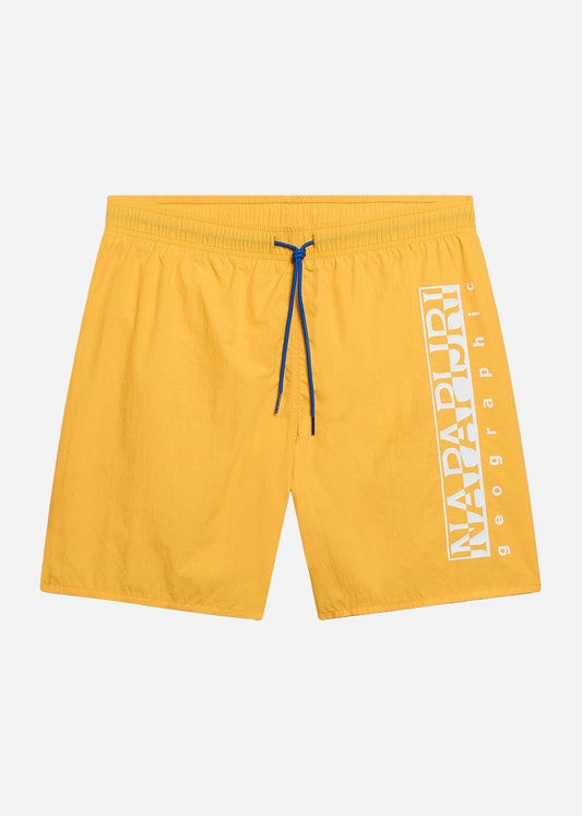 Box swim short - yellow kumquat