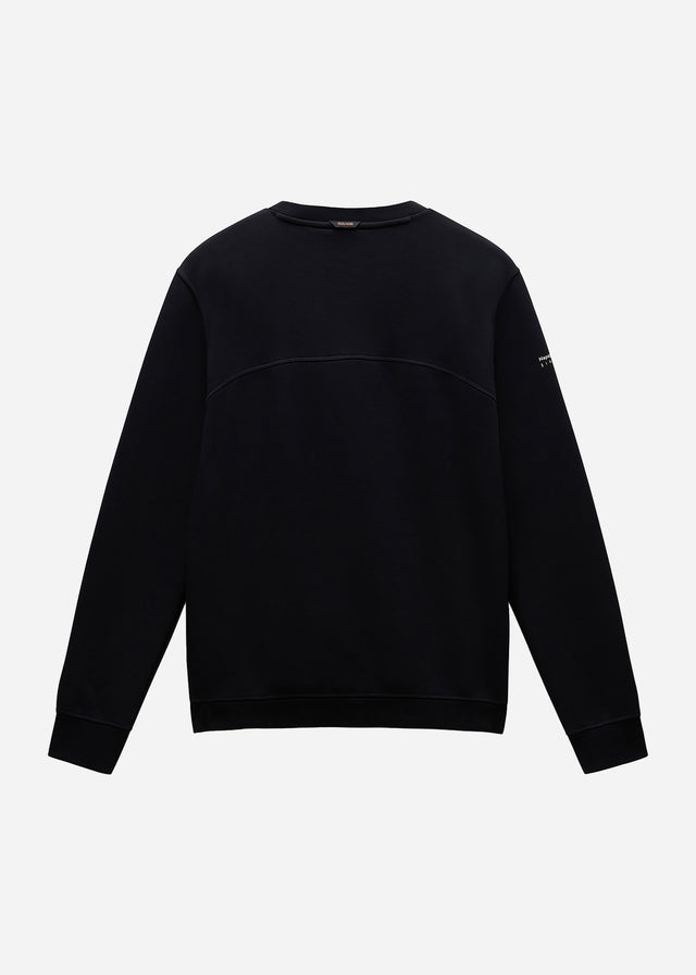 Napapijri Sweaters  Badge crewneck sweater  - black 