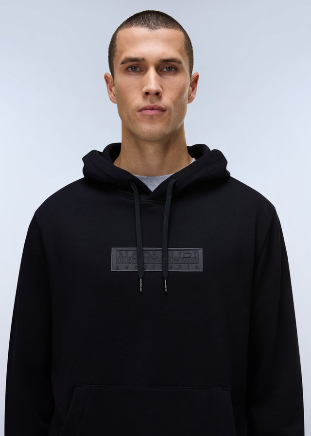Napapijri Hoodies B box logo h 1 - black beauty