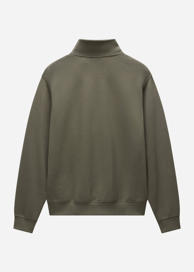 Napapijri Sweaters Small box quarter zip sweat - tea leaf