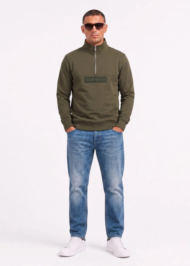 Napapijri Truien B box logo hz wi - olive night