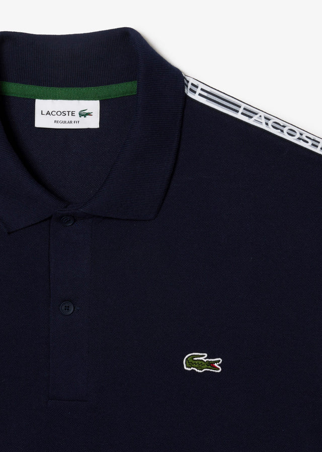 Lacoste Polos  Contrast stripe polo - navy blue 