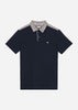 Weekend Offender Polo's  Costa - navy house check 