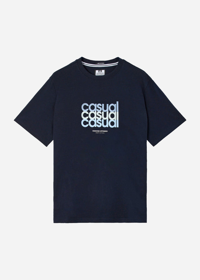 Weekend Offender T-shirts W.O.L. - navy