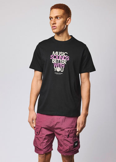 Weekend Offender T-shirts Bangalter - black