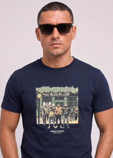 Weekend Offender T-shirts Taberna - navy