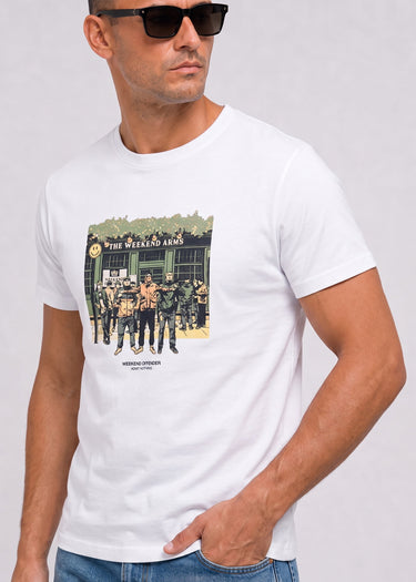 Weekend Offender T-shirts Taberna - white