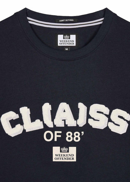 Weekend Offender T-shirts  Class of 88 - navy 