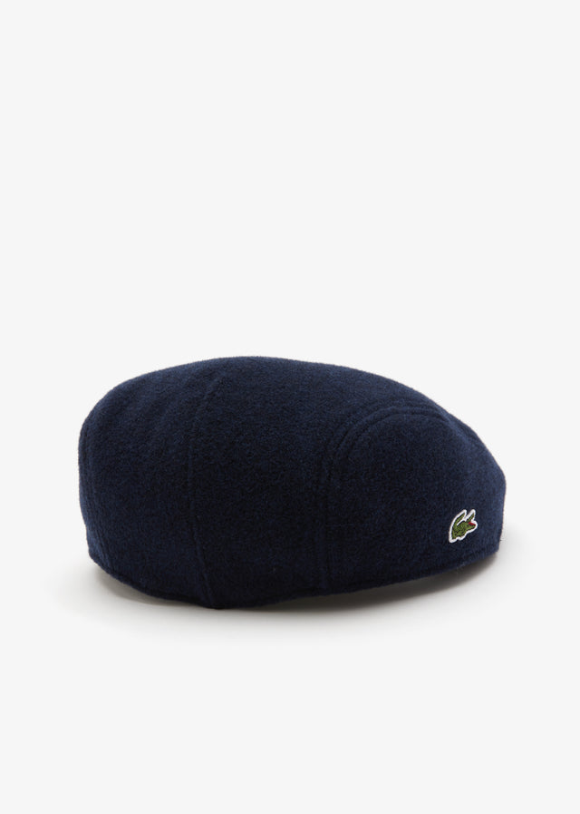 Lacoste Petten Flat Cap - navy blue