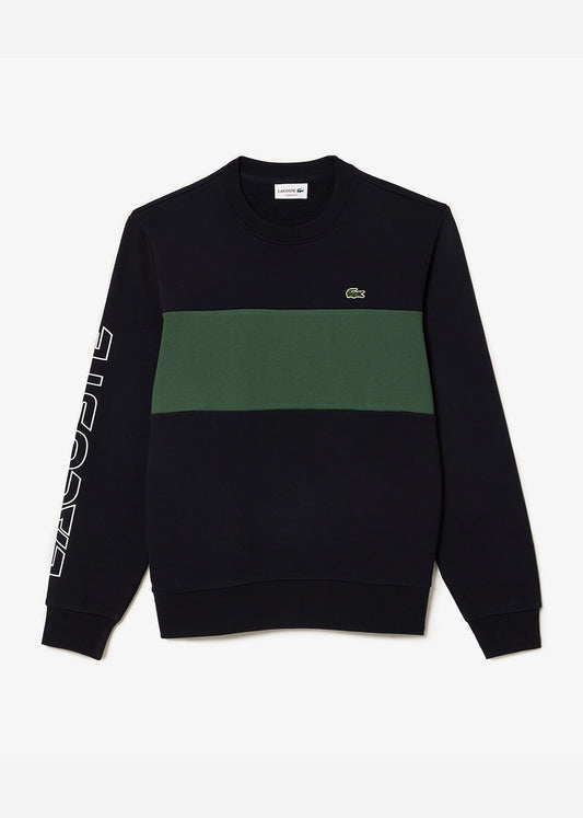 Lacoste Truien  Colorblock sweater - abysm sequoia 