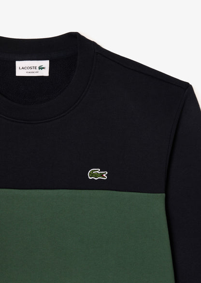 Lacoste Truien  Colorblock sweater - abysm sequoia 