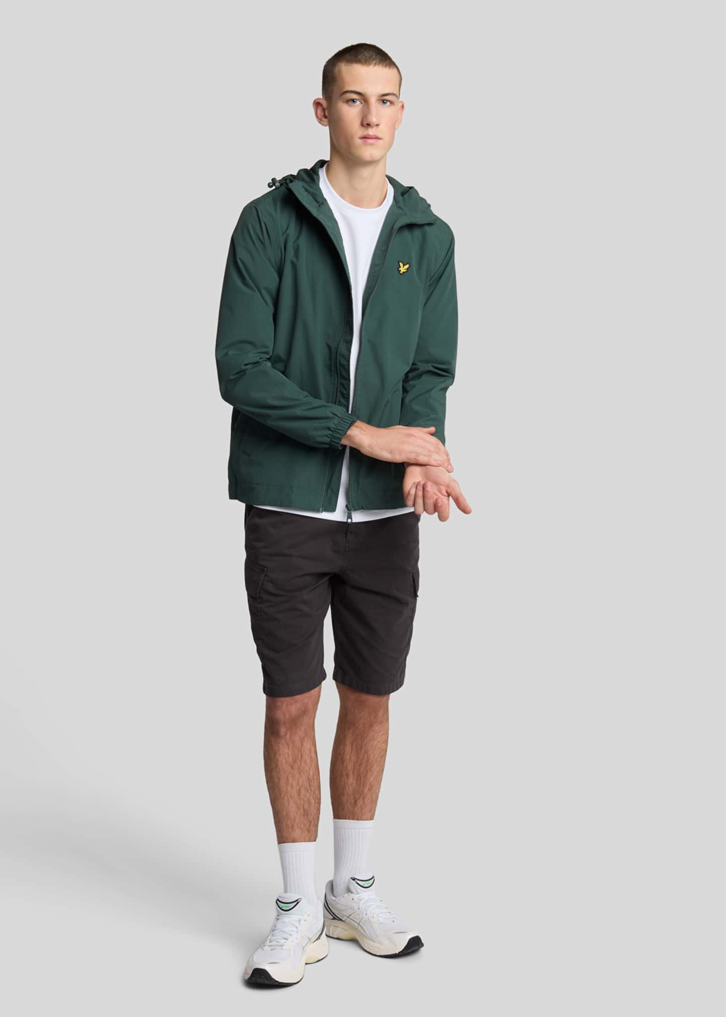 Lyle & Scott Korte Broeken Cargo short - gunmetal