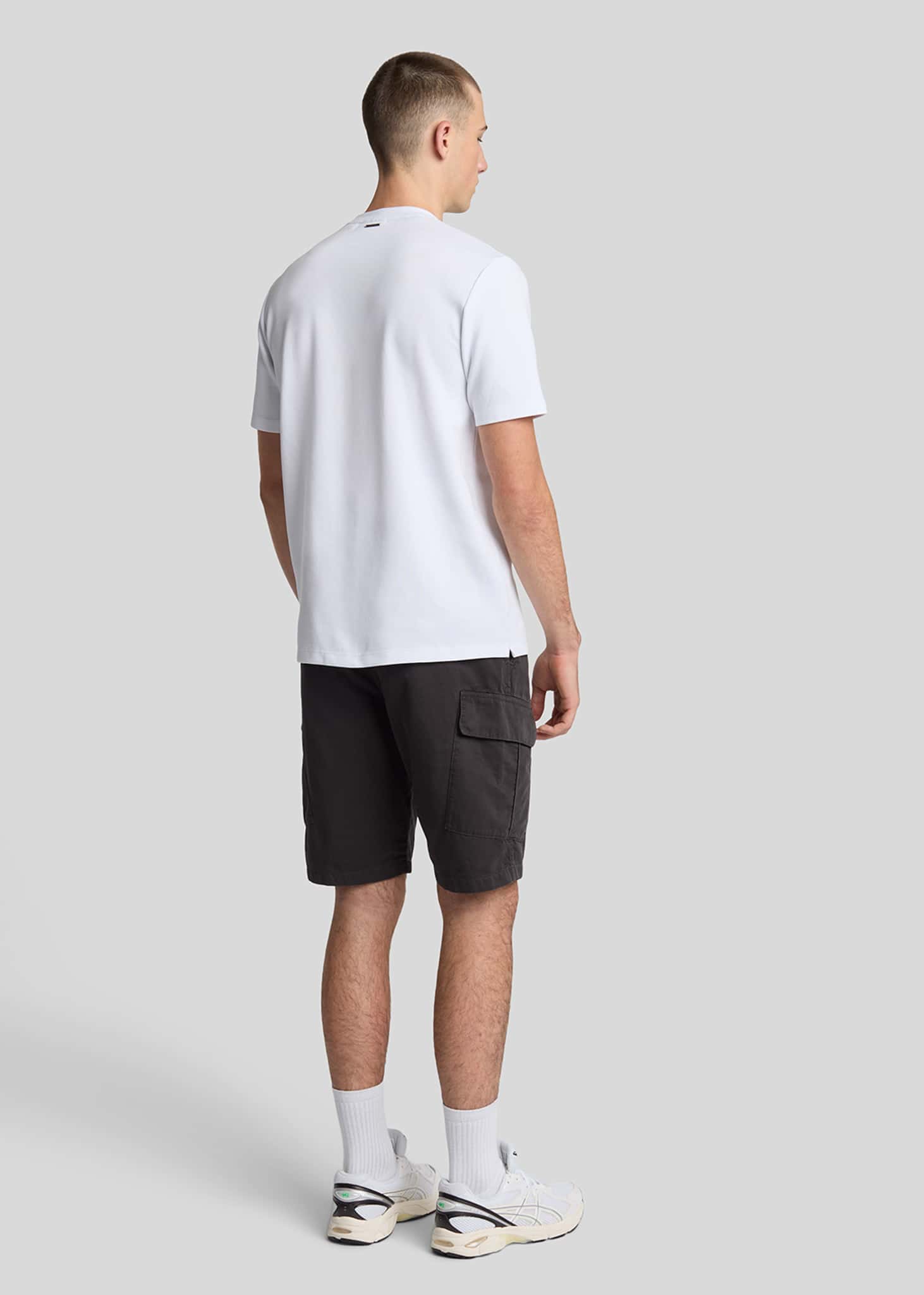 Lyle & Scott Korte Broeken Cargo short - gunmetal