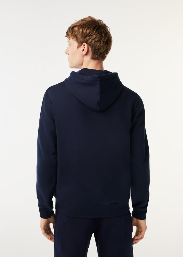 Lacoste Cardigans  Contrast stripe zip through hoodie - navy blue 