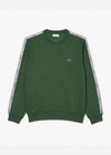 Lacoste Truien  Contrast stripe sweater - sequoia 