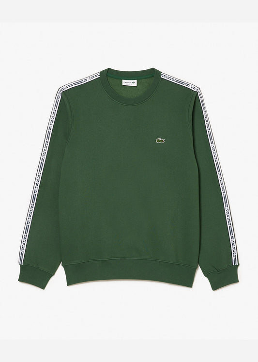 Lacoste Truien  Contrast stripe sweater - sequoia 