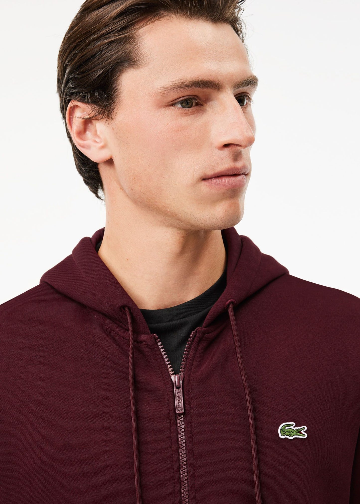 Lacoste Vesten Sweater zip - expresso