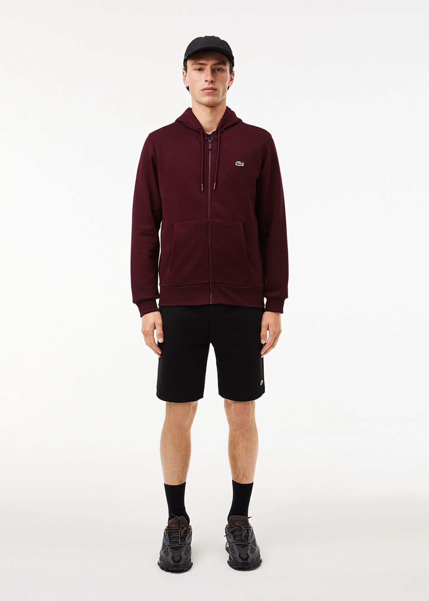 Lacoste Vesten Sweater zip - expresso