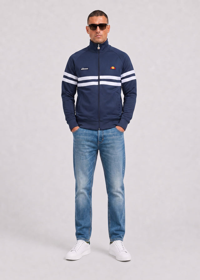 Ellesse Vesten Rimini track jacket - navy white