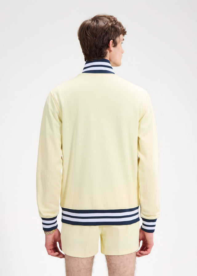 Ellesse Vesten Milan track jacket - light yellow navy
