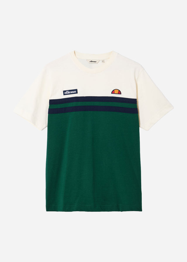 Ellesse T-shirts Venire tee - off white dark green