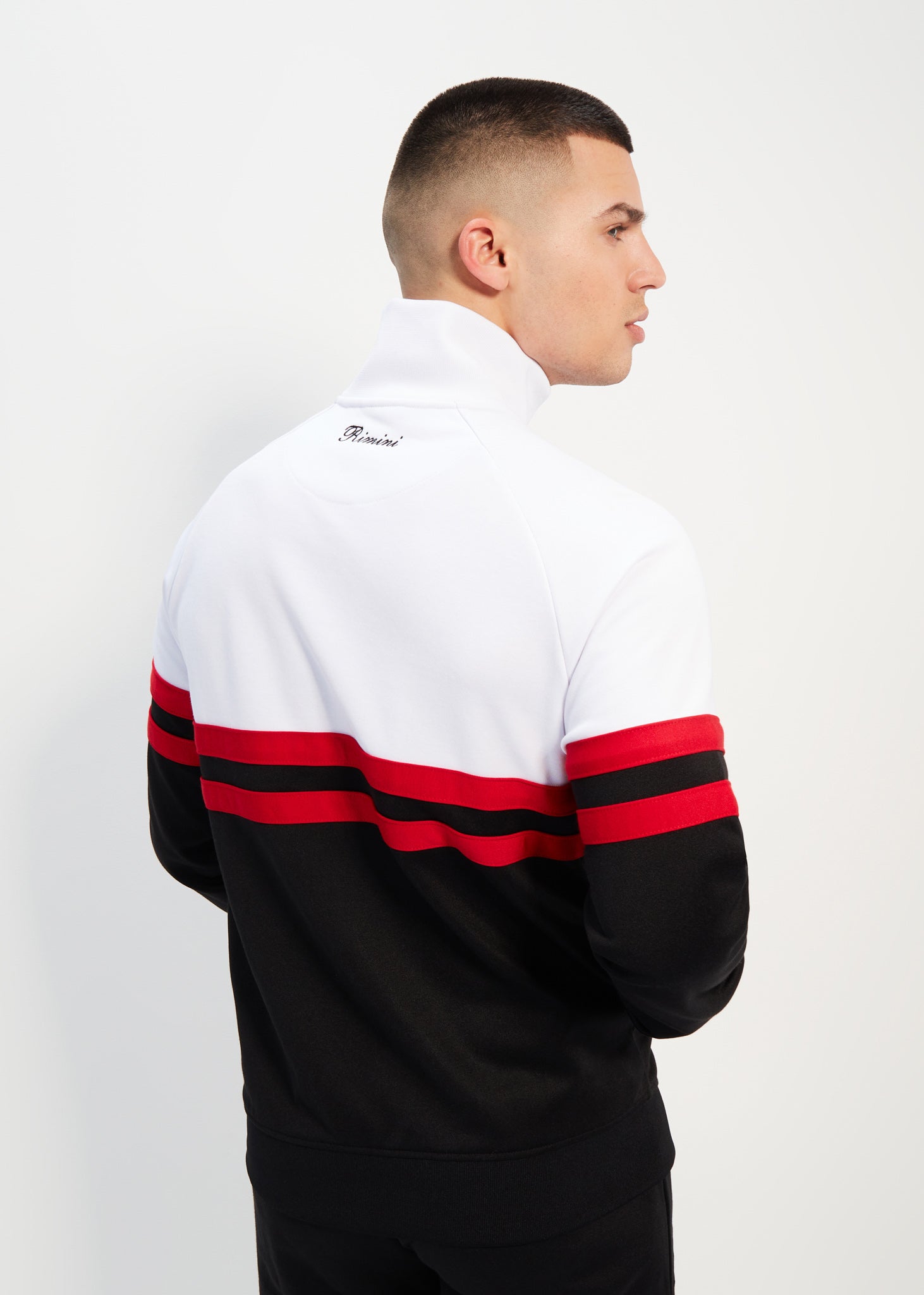 Ellesse Vesten  Rimini track top - white black 