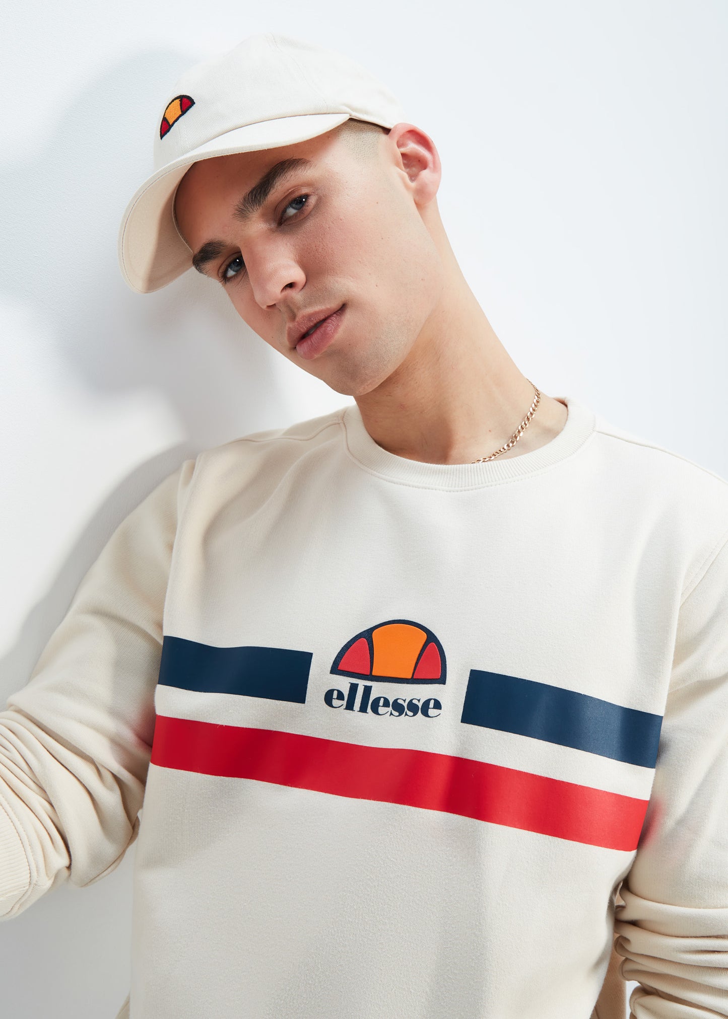 Ellesse Truien  Prella sweatshirt - off white 