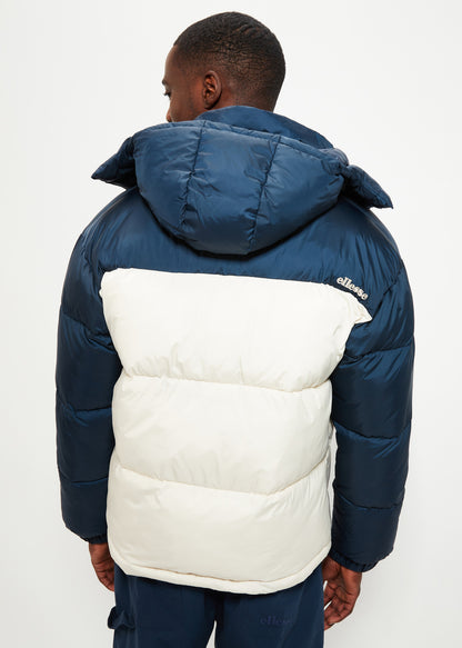 Ellesse Jassen  Herald padded jacket - navy off white 