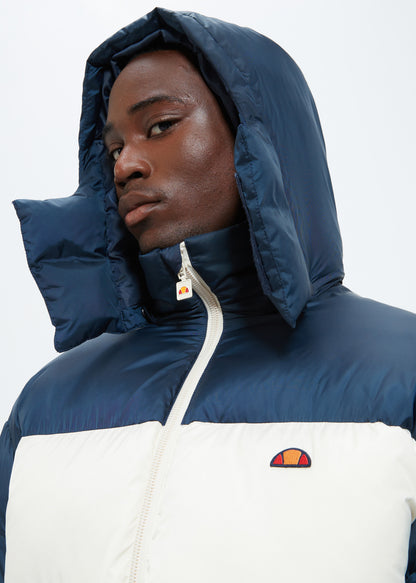 Ellesse Jassen  Herald padded jacket - navy off white 